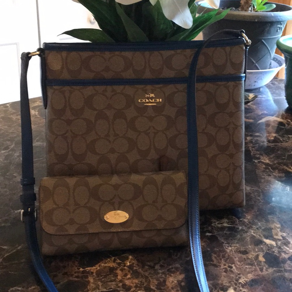 Coach crossbody and wallet